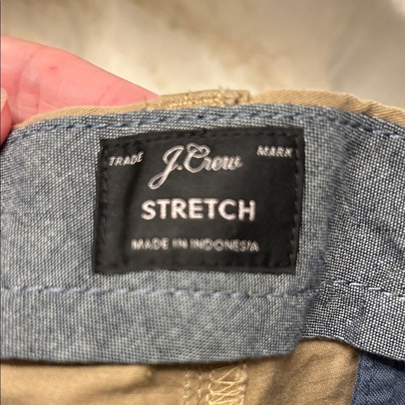 J Crew Men Stretch Bermuda Tan Shorts Waist 30 - Picture 2 of 4